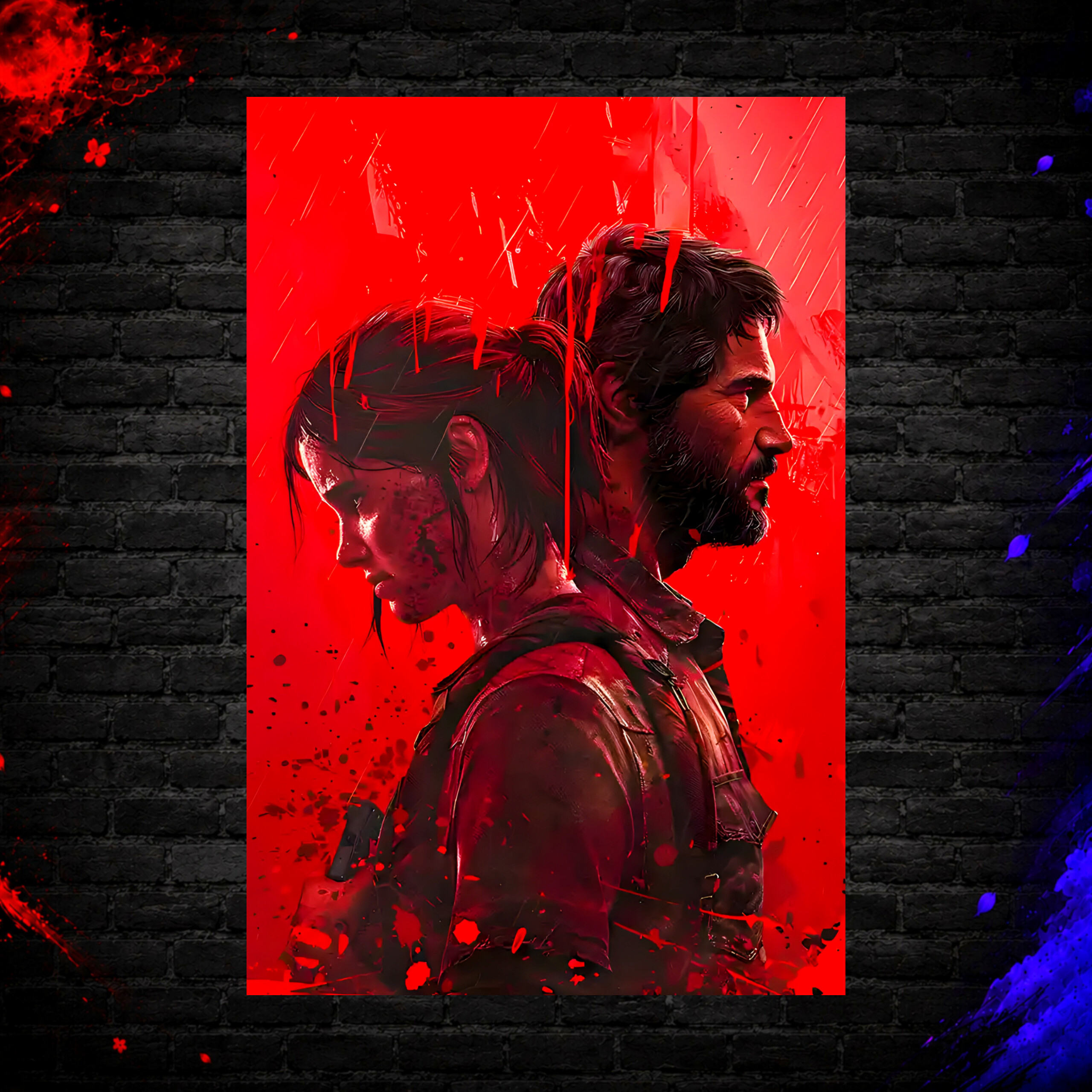 متال پوستر طرح انیمه the last of us 2 کد S006